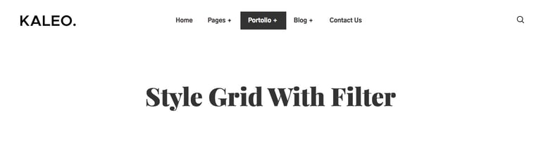 Kaleo - Creative Portfolio Template Kit