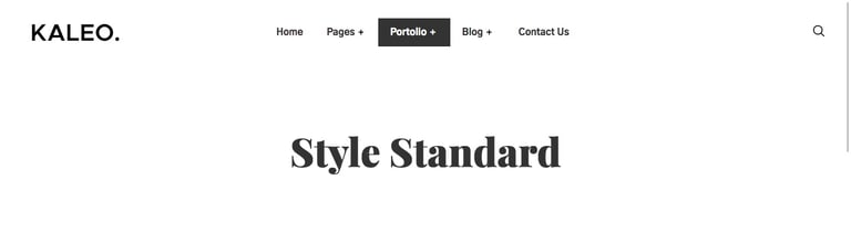 Kaleo - Creative Portfolio Template Kit