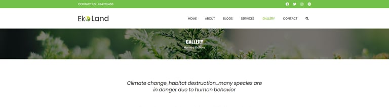 Eko - Environment & Ecology Template Kit