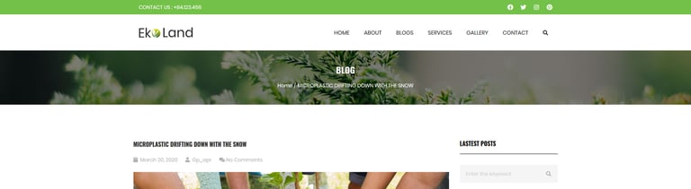 Eko - Environment & Ecology Template Kit