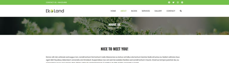 Eko - Environment & Ecology Template Kit
