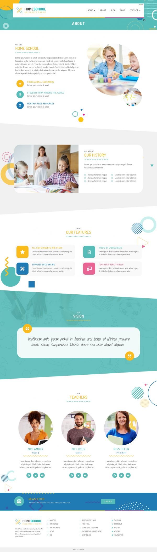 Home School - Premium Elementor Template Kit