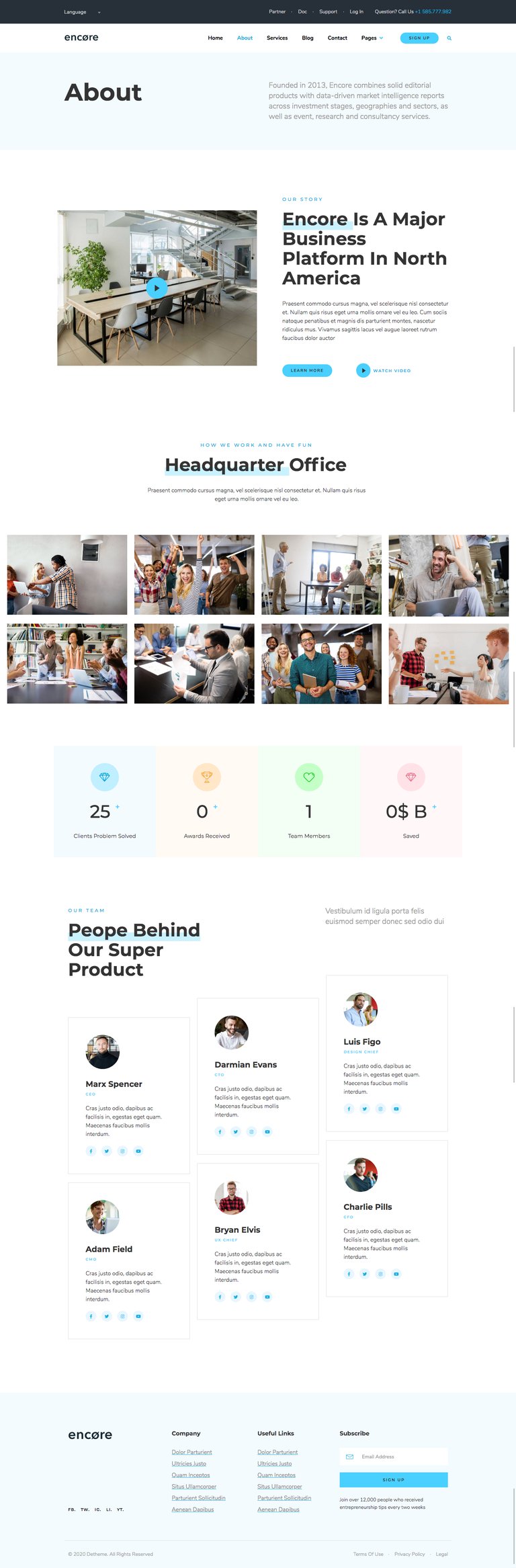 Encore - Multi-purpose Business Template Kit
