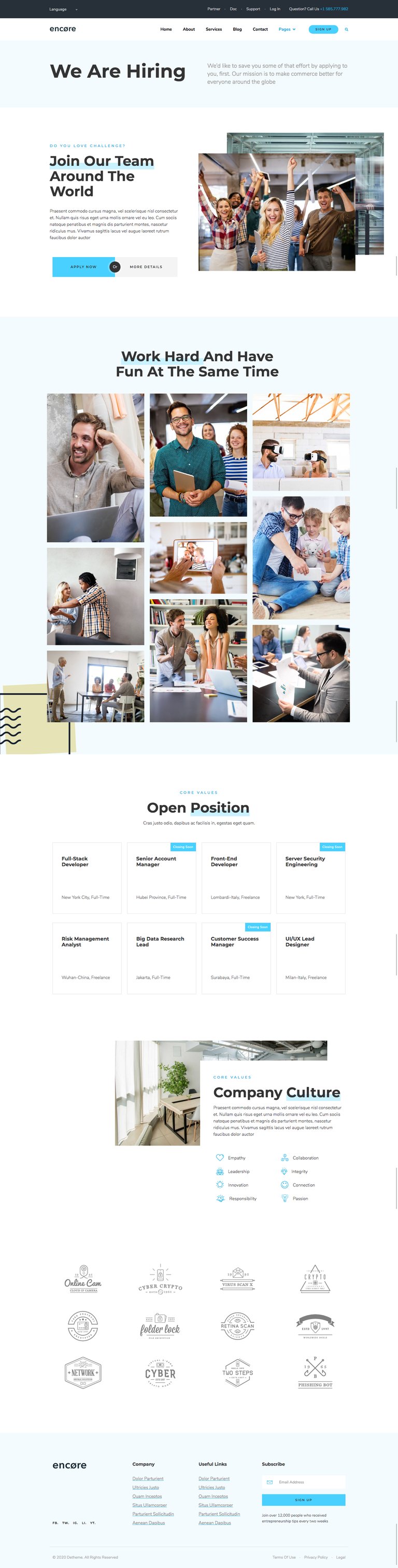 Encore - Multi-purpose Business Template Kit