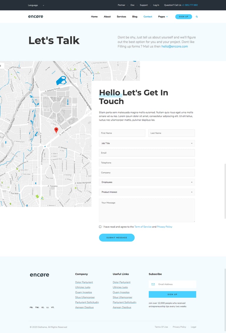 Encore - Multi-purpose Business Template Kit