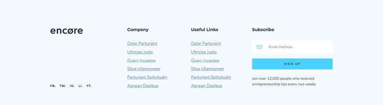 Encore - Multi-purpose Business Template Kit