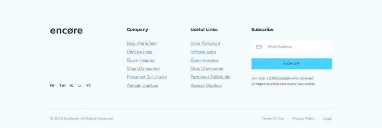 Encore - Multi-purpose Business Template Kit