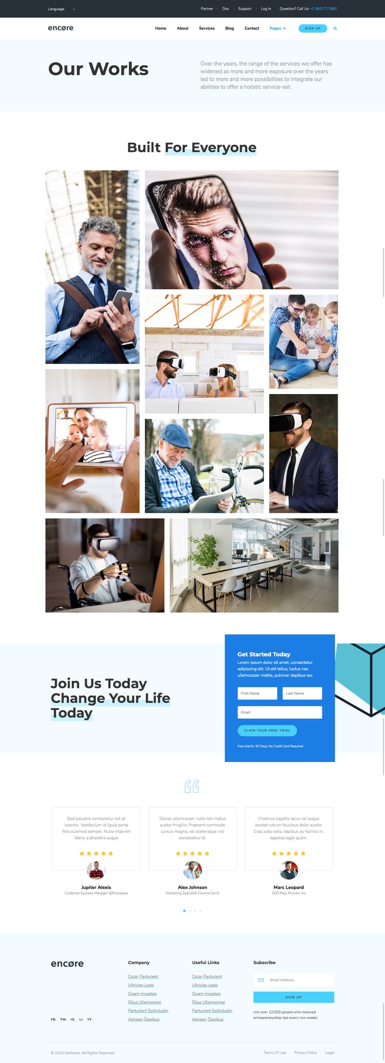 Encore - Multi-purpose Business Template Kit