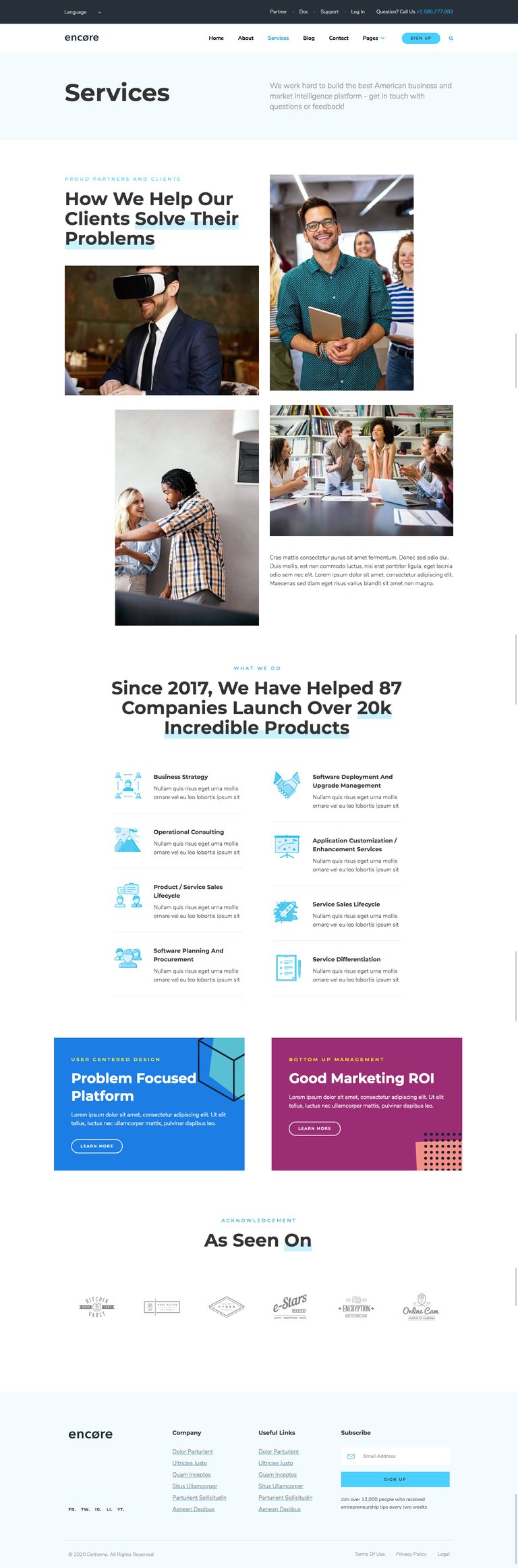 Encore - Multi-purpose Business Template Kit