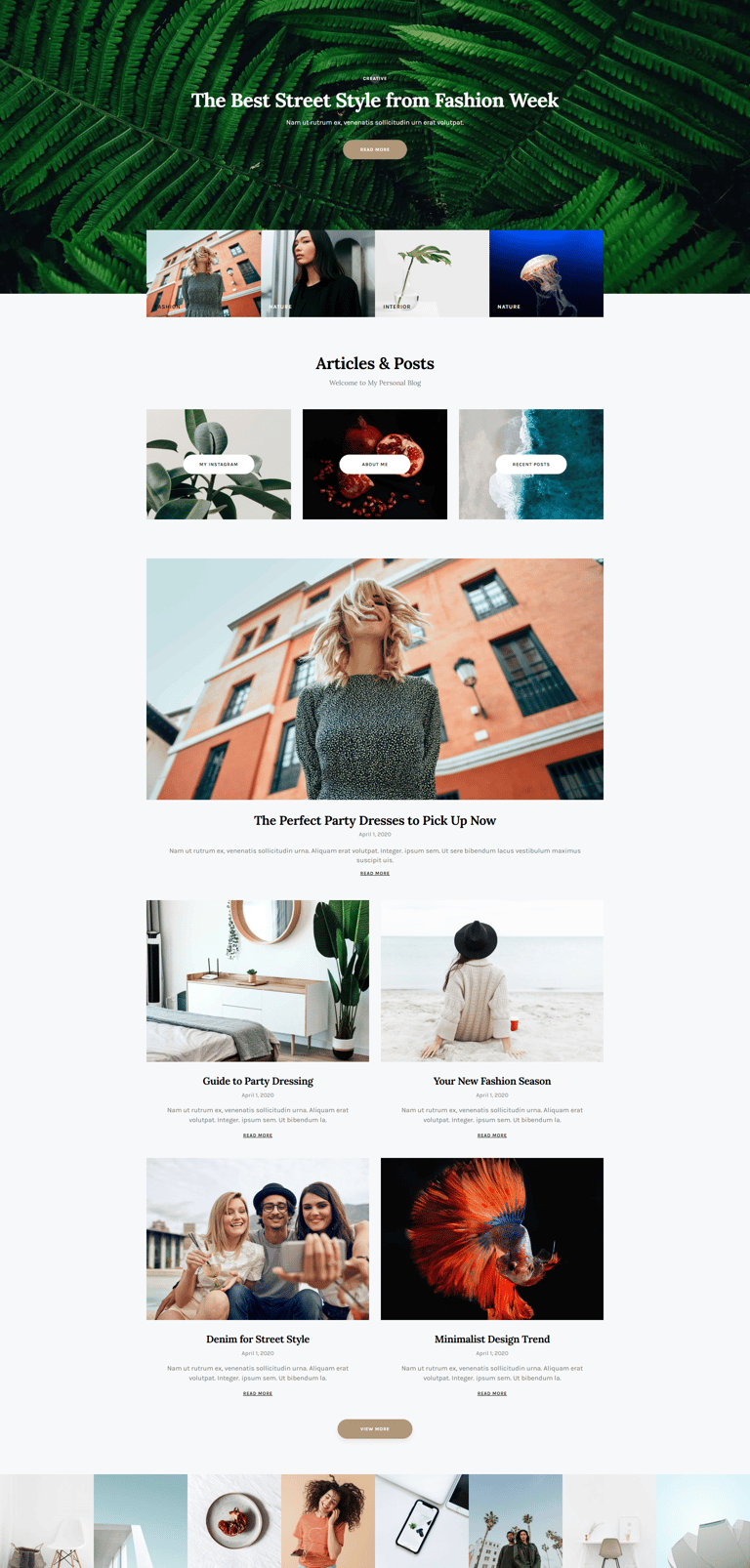 Katelyn - Modern Blog Template Kit
