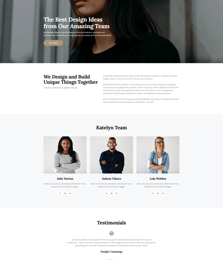 Katelyn - Modern Blog Template Kit