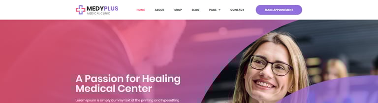 Medyplus - Medical, Clinic Template Kit