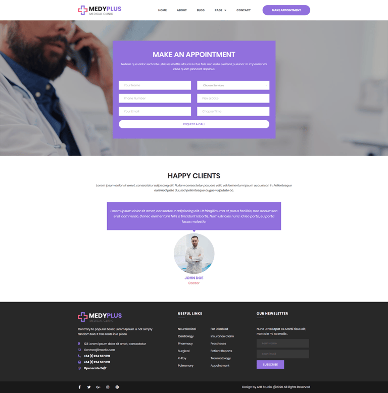 Medyplus - Medical, Clinic Template Kit