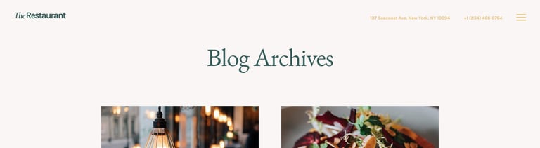 The Restaurant - Elementor Template Kit