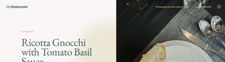 The Restaurant - Elementor Template Kit