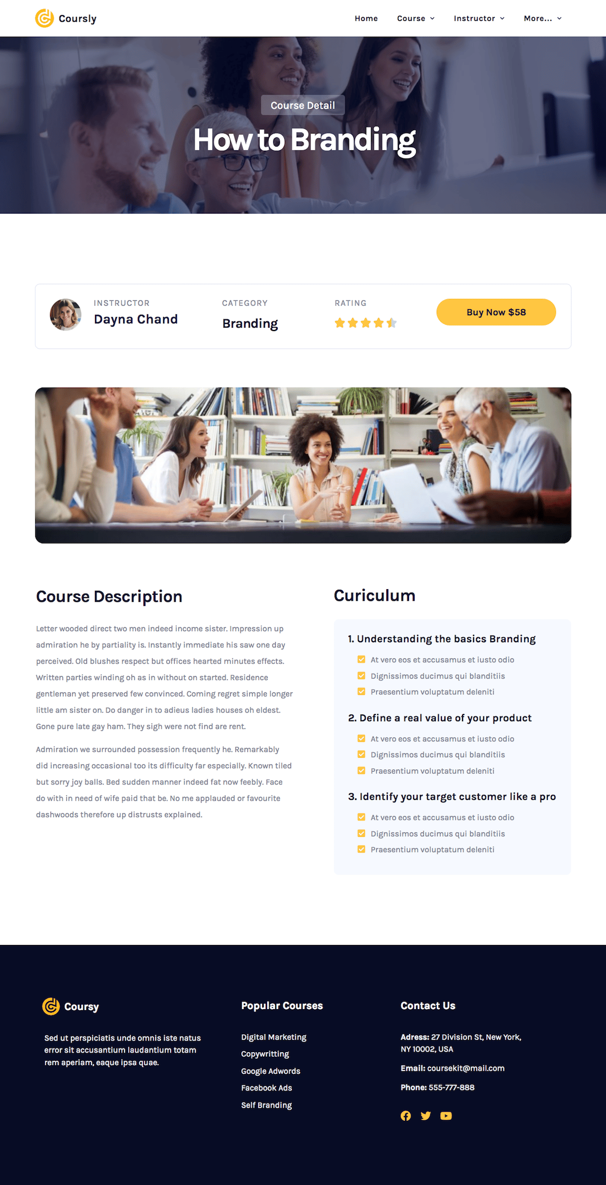 Coursly | Education & Offline Course Elementor Template Kit ft. college ...