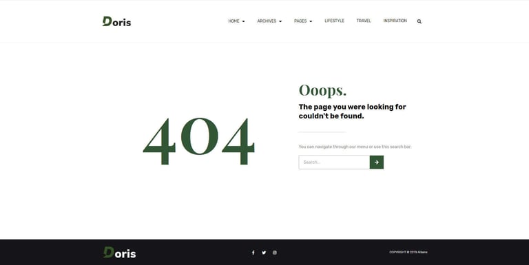 Doris - Blog & Magazine Template Kit