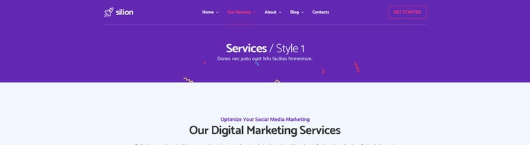Silion - Digital Marketing Elementor Template Kit