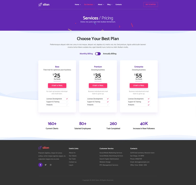 Silion - Digital Marketing Elementor Template Kit