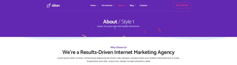 Silion - Digital Marketing Elementor Template Kit
