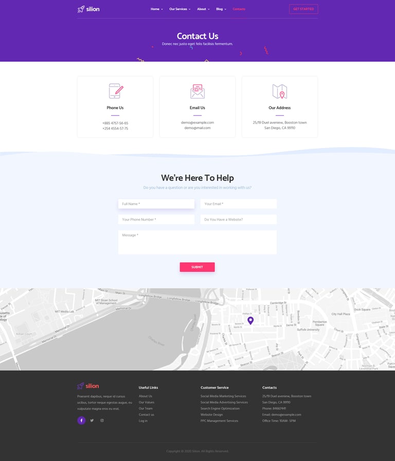 Silion - Digital Marketing Elementor Template Kit