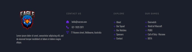 Warzon - Esport Elementor Template Kit