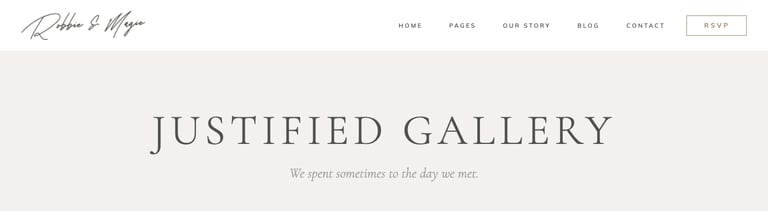 Robbie & Magie – Wedding Event Invitation Elementor Template Kit