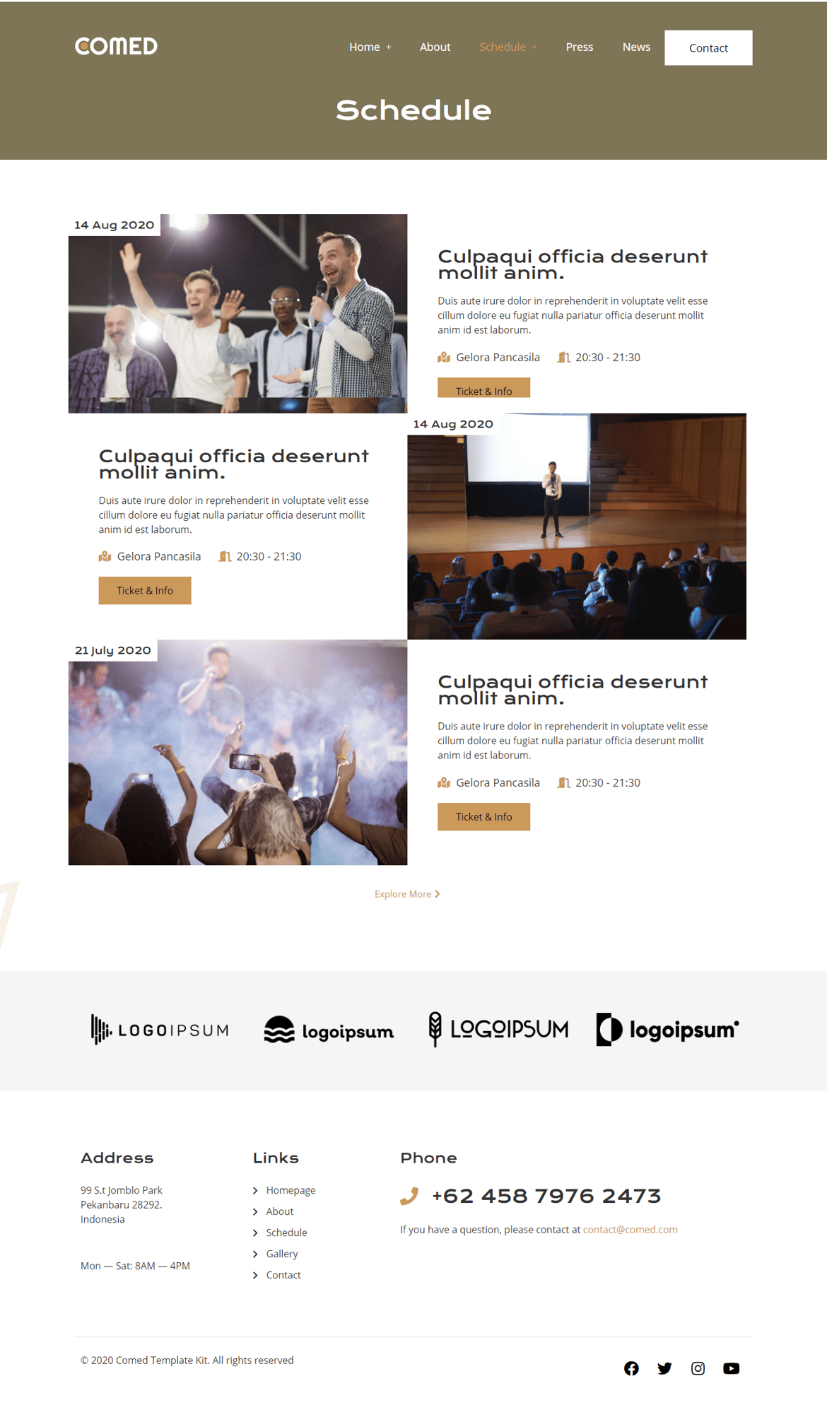 Comed - Comedian Elementor Template Kit, WP Template Kits ft. actor ...
