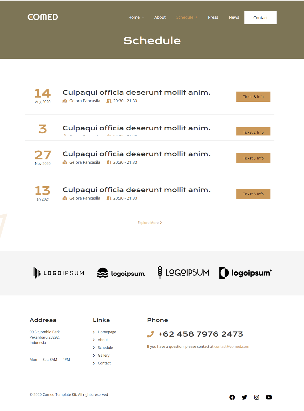 Comed - Comedian Elementor Template Kit, WP Template Kits ft. actor ...