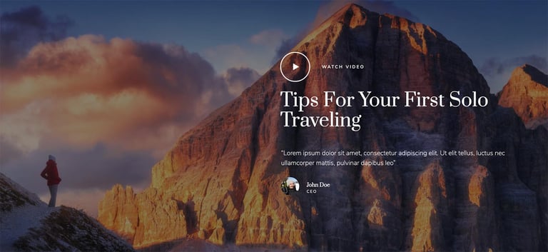 Travely - Travel Blog Template Kit