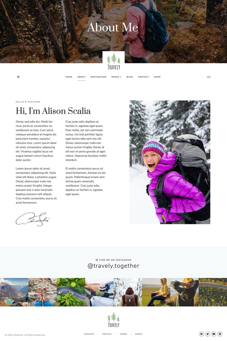 Travely - Travel Blog Template Kit