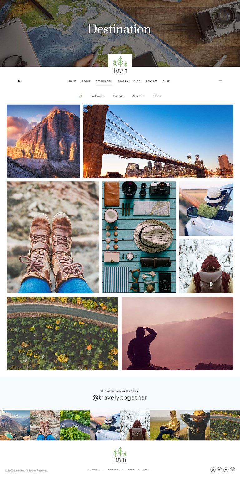 Travely - Travel Blog Template Kit
