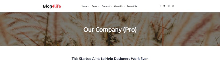 Blog4Life - Blog & Magazine Elementor Template Kit
