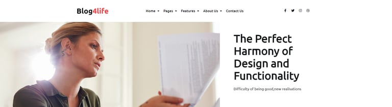 Blog4Life - Blog & Magazine Elementor Template Kit