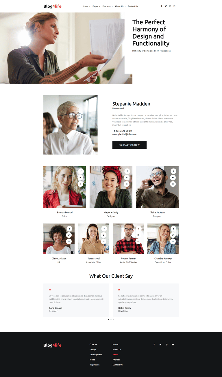 Blog4Life - Blog & Magazine Elementor Template Kit