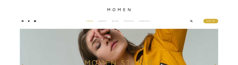 Momen - Photography & Blog Elementor Template Kit