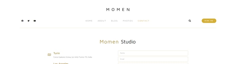 Momen - Photography & Blog Elementor Template Kit