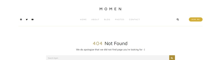 Momen - Photography & Blog Elementor Template Kit