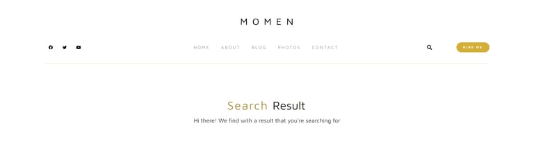 Momen - Photography & Blog Elementor Template Kit