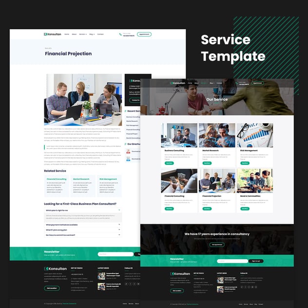 Konsultan Kit - Consulting Business Elementor Template Kit, WP Template ...