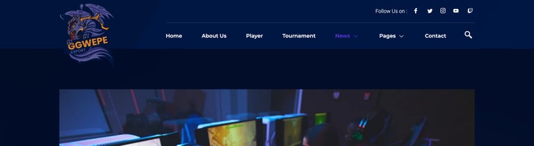 GGWEPE – Esports & Gaming Elementor Template Kit