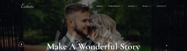 Esthetic – Wedding Photography Elementor Template Kit