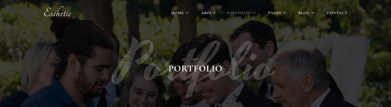 Esthetic – Wedding Photography Elementor Template Kit