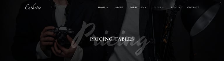 Esthetic – Wedding Photography Elementor Template Kit