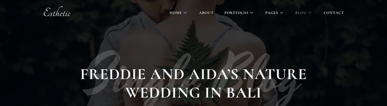 Esthetic – Wedding Photography Elementor Template Kit