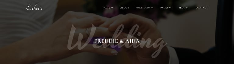 Esthetic – Wedding Photography Elementor Template Kit