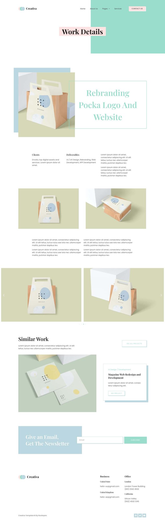 Creativa - Creative Agency Elementor Template Kit