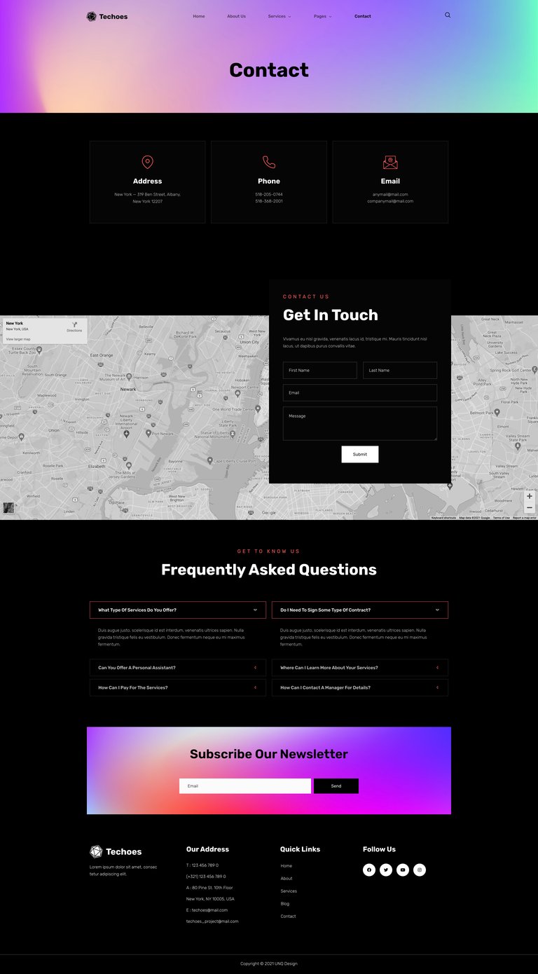 Techoes - Tech & Software Company Elementor Template kit