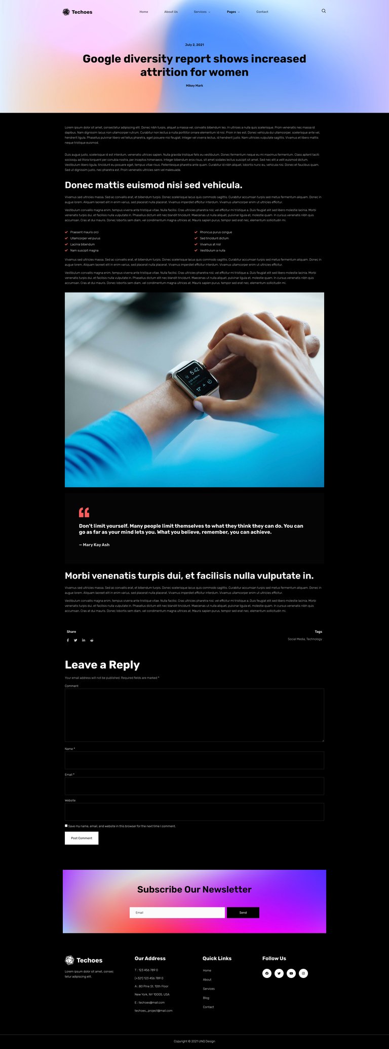 Techoes - Tech & Software Company Elementor Template kit