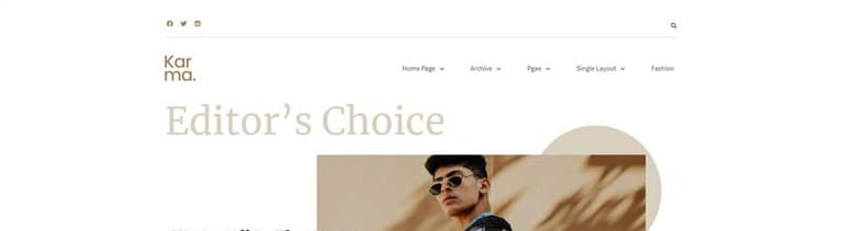 Karma - Blog & Magazine Elementor Template Kit